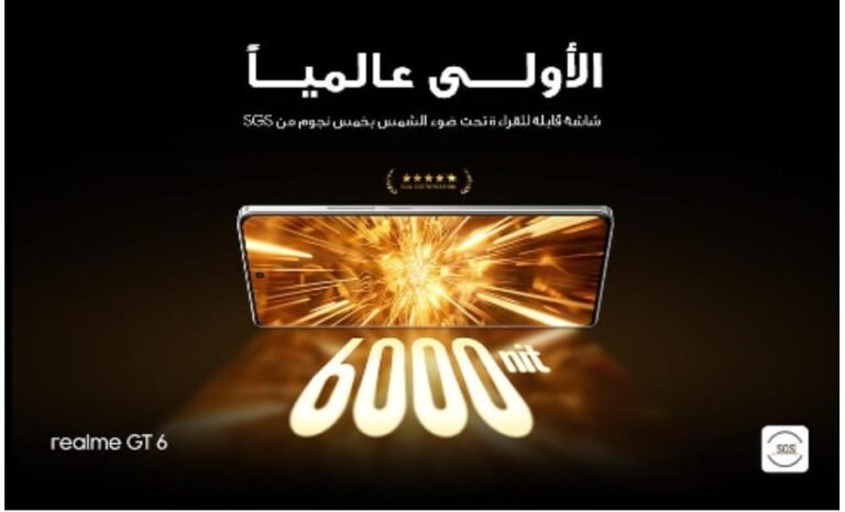 The new flagship killer with AI-realme GT 6 is now available in KSA with only 1999SAR!