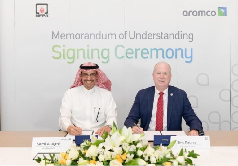 أرامكو السعودية والجمعية الوطنية للحماية من الحرائق توقعان مذكرة تفاهم للارتقاء بمعايير الوقاية من الحرائق والسلامة العامة