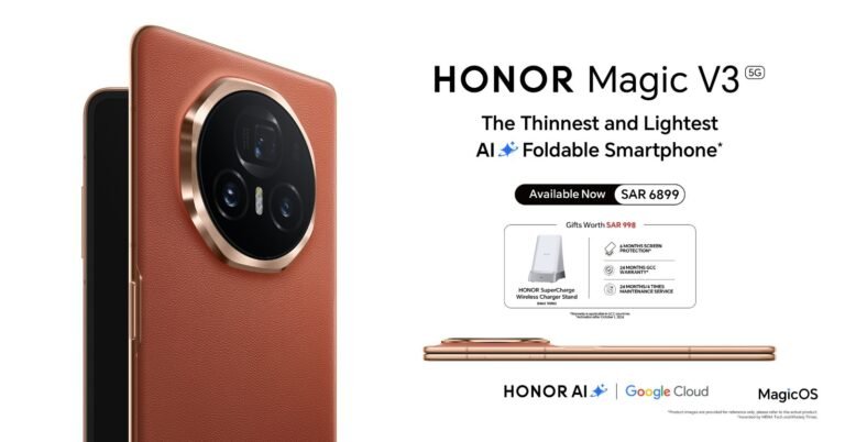 HONOR Announces the Official Availability of the Thinnest & Lightest AI Foldable Smartphone HONOR Magic V3