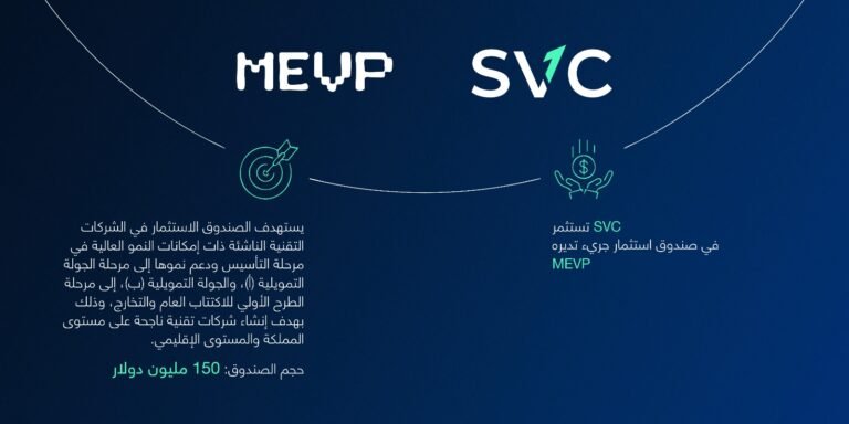 السعودية للاستثمار الجريء تستثمر في صندوق MEVP  للاستثمار الجريء