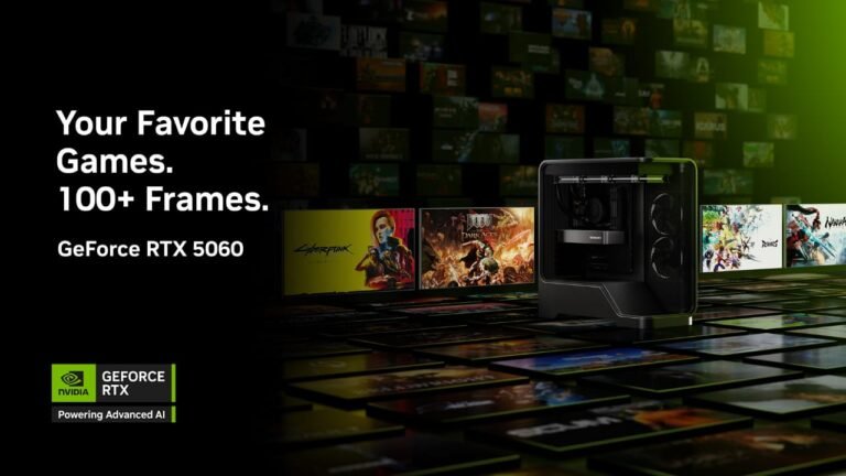 كروت GeForce RTX 5060 مُتاحة الآن مع تحديث جديد لتعريفات Game Ready Driver