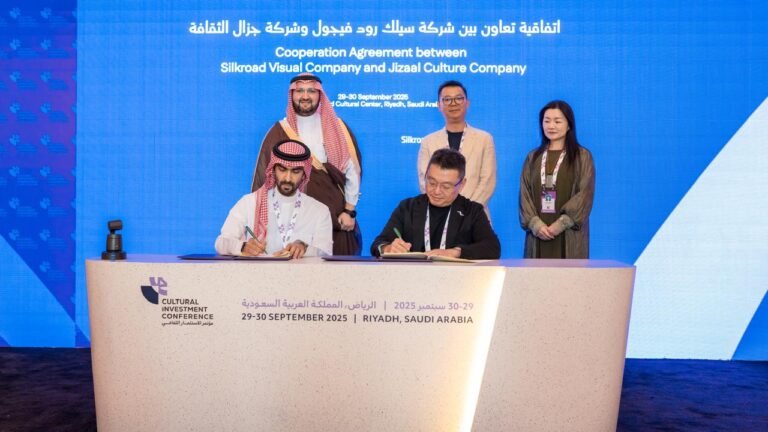 شراكة بين “جزال” وSilk Road Visual الصينية تستهدف مشاريع ثقافية ومتحفية بقيمة 50 مليون ريال في المملكة