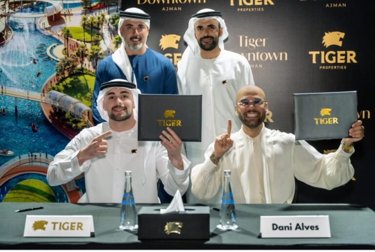 Brazilian Football Icon Dani Alves Acquires a Signature Luxury Duplex from Tiger Properties at Tiger Downtown Ajman