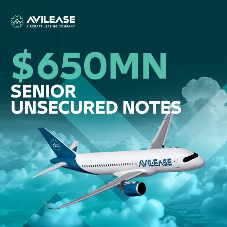 AviLease announces pricing of $650 million of144A/Reg S senior unsecured notes