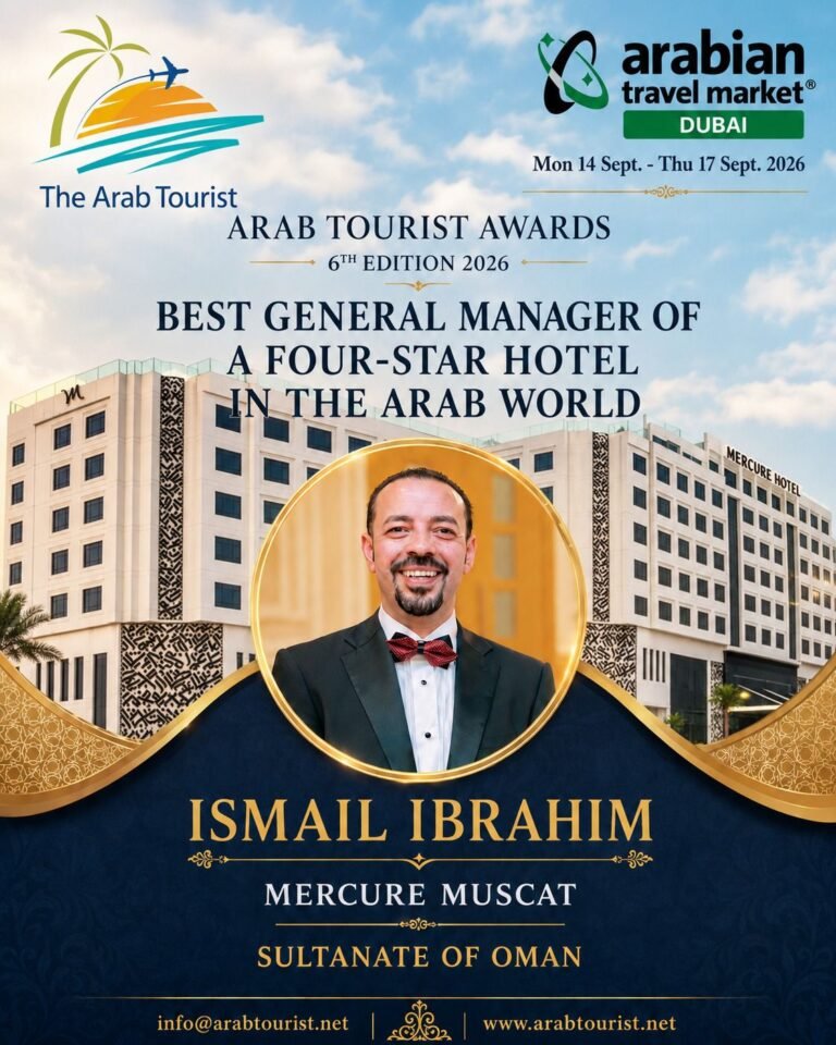 إسماعيل إبراهيم أفضل مدير فندق أربع نجوم في استفتاء السائح العربي 2026