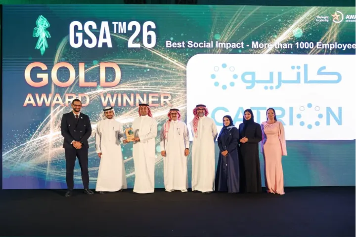 “كاتريون” تعزز ريادتها في الاستدامة بثلاث جوائز جديدة في حفل “جوائز الخليج للاستدامة 2026”